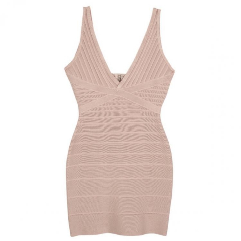 Herve Leger KAITLYN ROSEBLUSH Bandage Dress